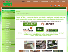 Tablet Screenshot of finalnitra.sk